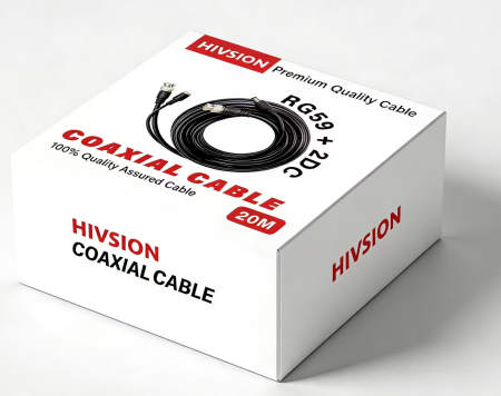 HIVISION CABLE CAMERA RG59+DC 20M 4K