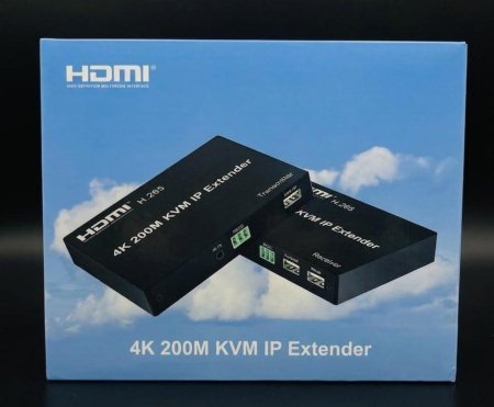 4K KVM IP EXTENDER 200M WITH MOUSE