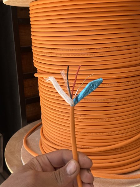 Fire Alarm Cable E90/2 core 1M