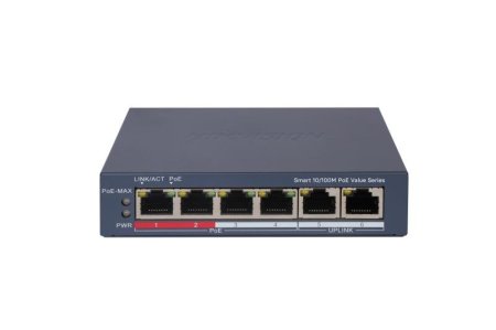 DS-3E1106P-EI/M POE SWITSH 4-PORT MANAGED